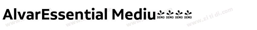AlvarEssential Mediu字体转换